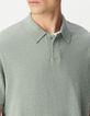 Polo azul gris punto flameado hombre-4