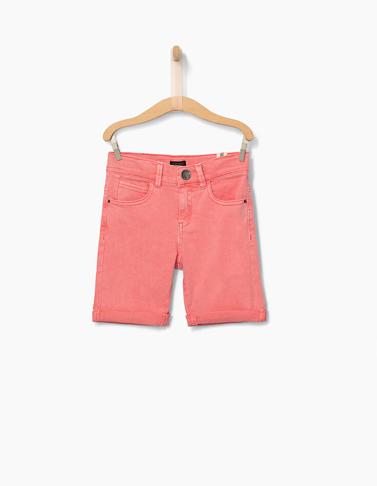 Bermudas rosa medio vaqueras niño -2