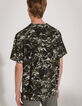 Men’s khaki camouflage print T-shirt-3