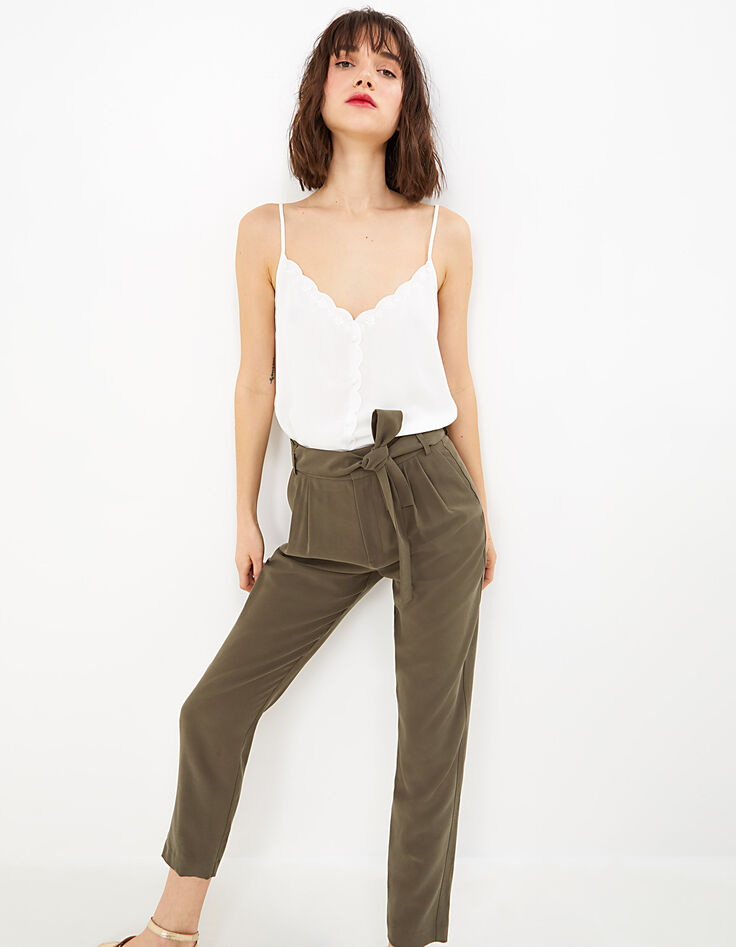 Pantalon granit paper-bag I.Code-1