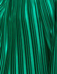 Women&rsquo;s green pleated long dress-10