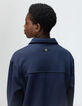 Boys’ navy zipped cardigan with shirt collar-9