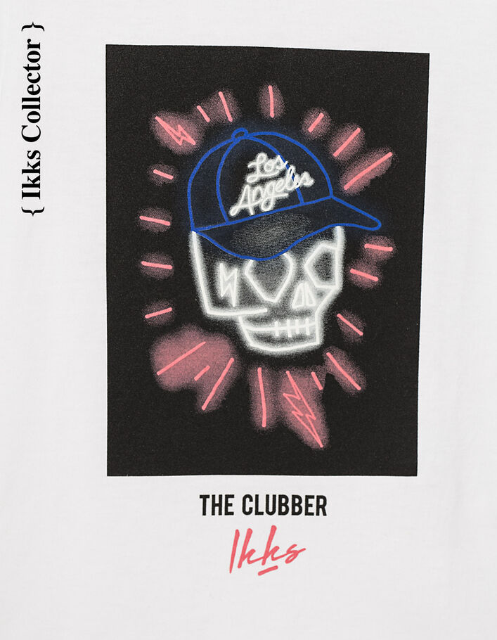 Weißes Jungen-T-Shirt Collector The Clubber  - IKKS