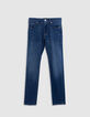 Indigoblaue SLIM-Herrenjeans-6