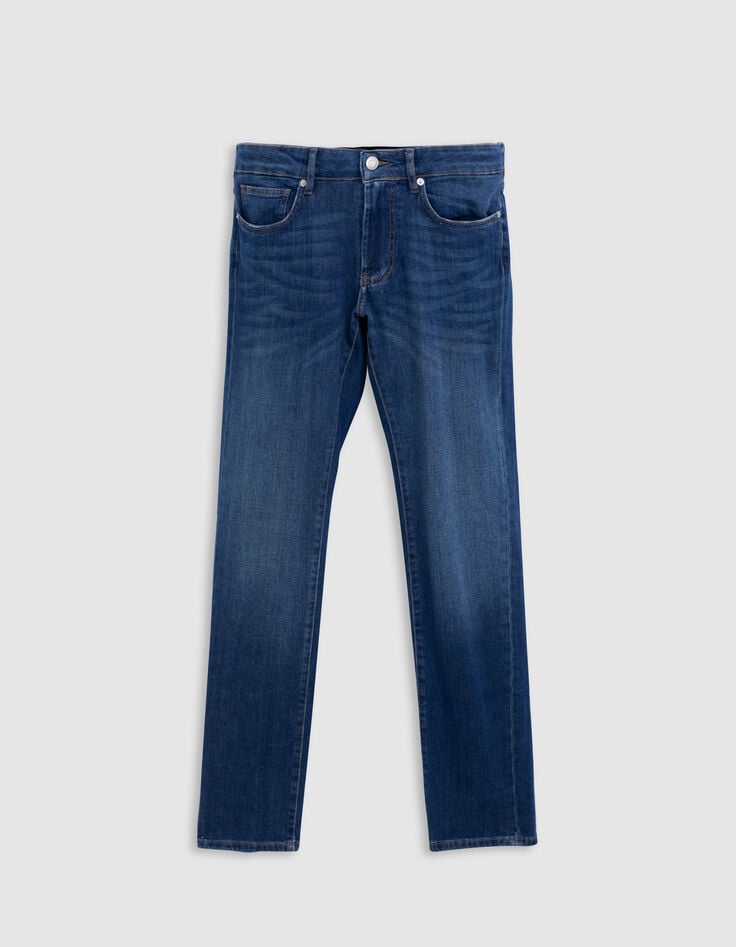 Indigoblaue SLIM-Herrenjeans-6