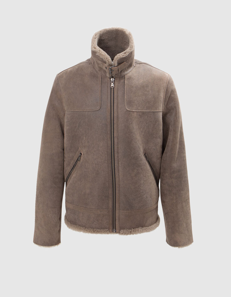 Herren-Bomberjacke aus LWG-zertifiziertem Rohleder-4