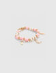 Bracelets dor&eacute;s perles et charms fille-3