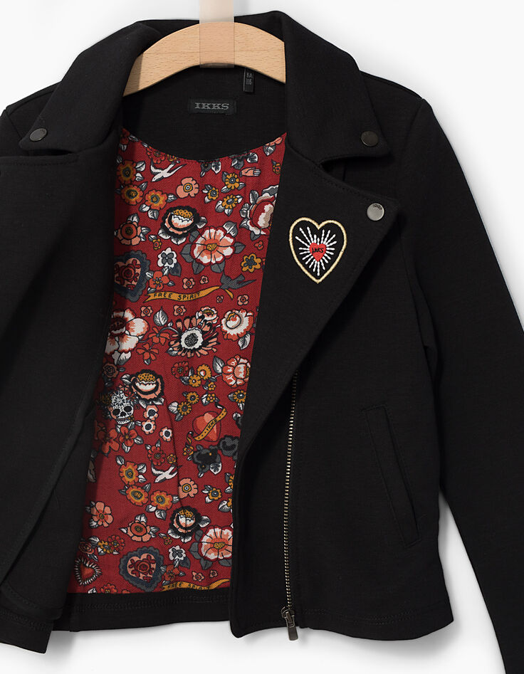 Vest met rits meisjes-5