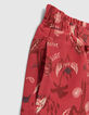 Boys’ red surf-rock print swim shorts-4