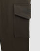 Boy's khaki CHINO battle pants-5