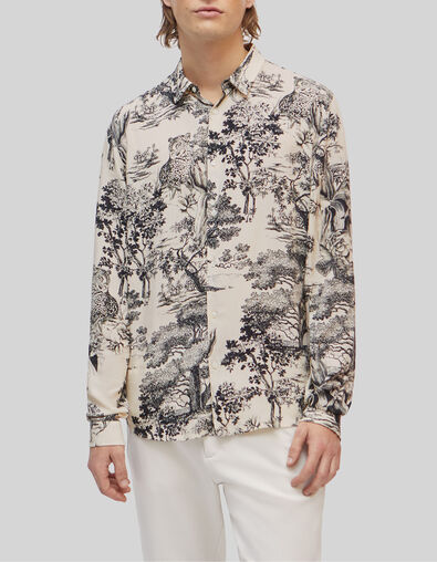 Pure Edition - Camisa LENZING&trade; ECOVERO&trade; toile Jouy hombre - IKKS