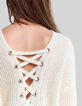 Jersey crudo punto maxi lazos espalda-4