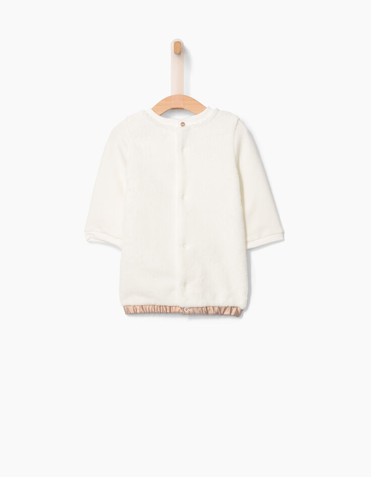 Baby girls’ ecru dress-2 Baby girls’ ecru dress-2