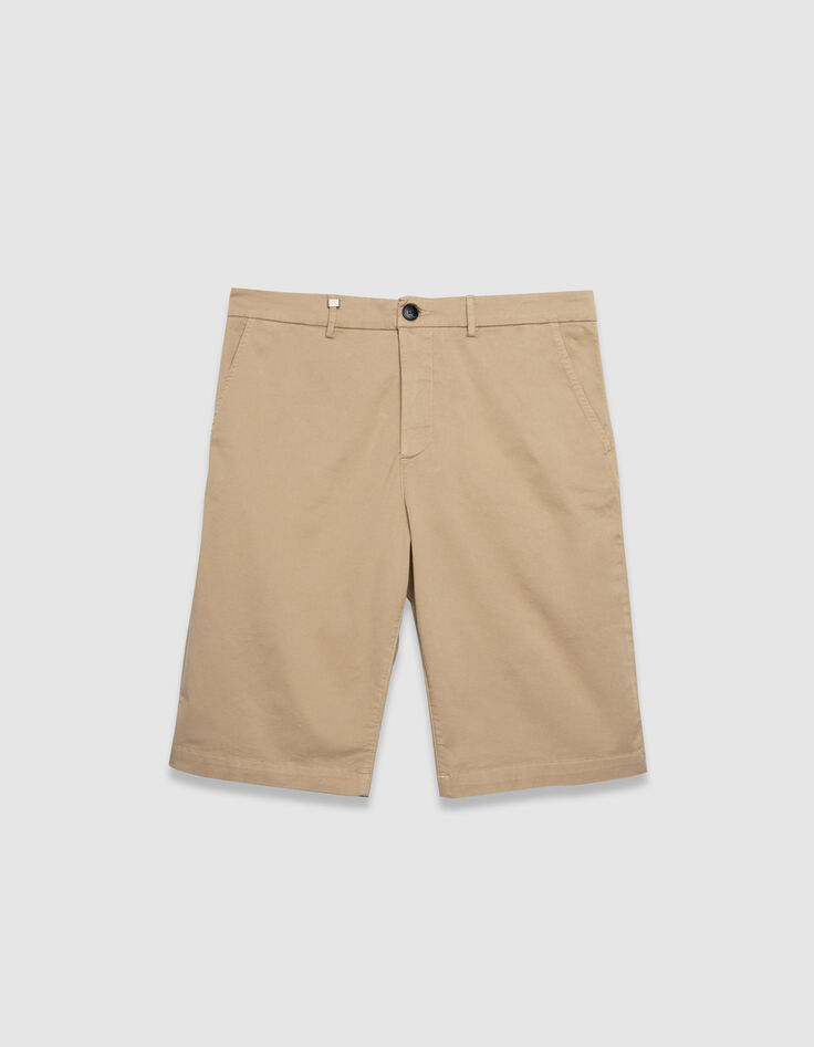 Bermuda CHINO STRAIGHT sable Homme-5 Bermuda CHINO STRAIGHT sable Homme-5