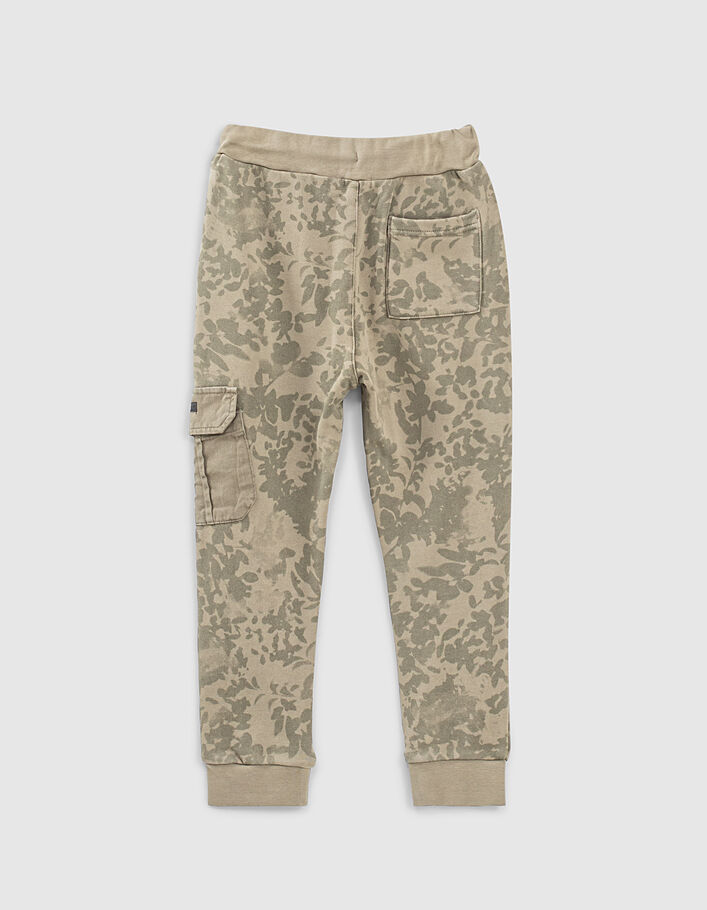 Lichtkaki jogging camouflage-bladerenmotief jongens -4