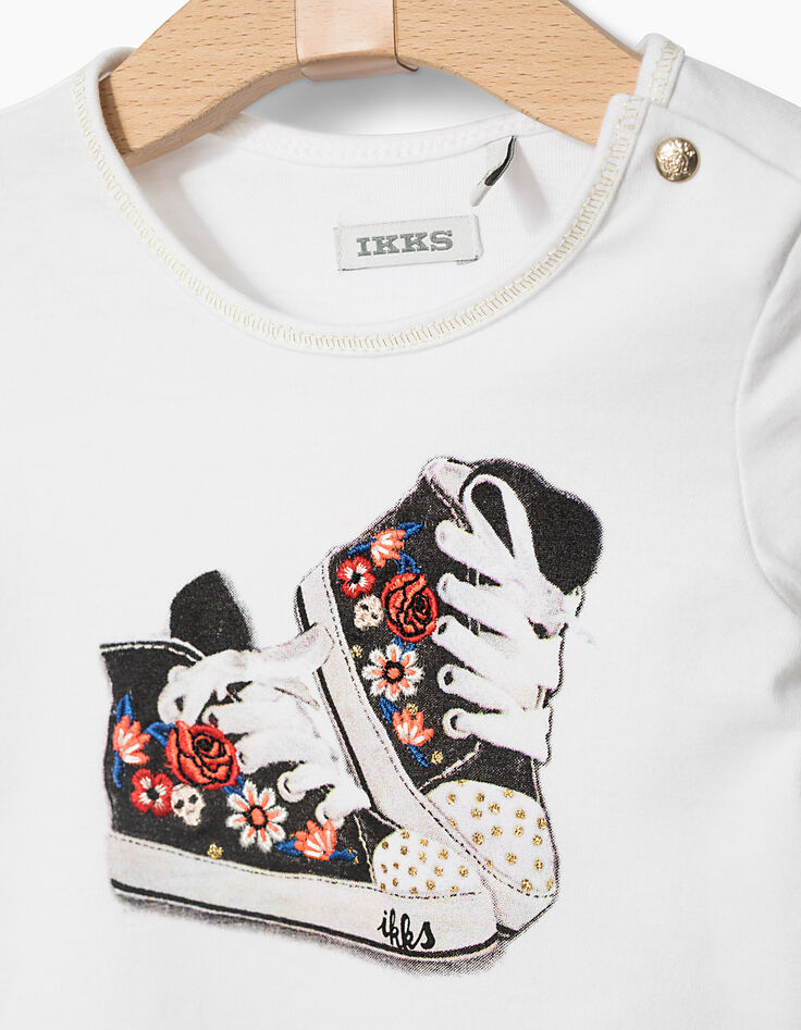 Camiseta zapatillas bebé niña-2 Camiseta zapatillas bebé niña-2