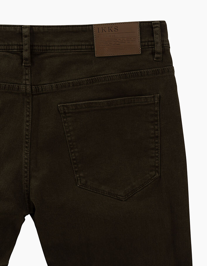 Khakifarbene Slim-Fit Jeans für Herren - IKKS
