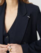Marine blazer large fit milanotricot Dames-4