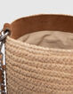 Damenbeuteltasche 1440 Medium aus Raffiabast und Leder-4