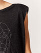 Tee-shirt viscose Ecovero® tête de mort graphique femme-5