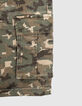 Khaki Jungen-Battle-Bermudas mit Flecktarn-Pixel-Motiv-5