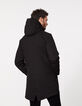 Men’s black, gold padded interior Urban Lab parka-2