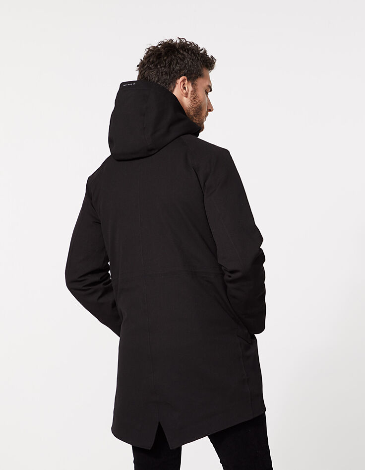 Men’s black, gold padded interior Urban Lab parka-2