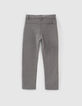 Boys’ grey BAGGY trousers with combat pockets-4