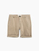 Bermuda chino SLIM beige clair Homme-1