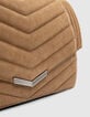 Damen-Tasche THE 1. SEASONALS Sand Leder gesteppt L-4 Damen-Tasche THE 1. SEASONALS Sand Leder gesteppt L-4