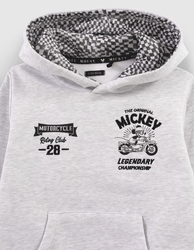 Sweat gris Mickey embossé dos IKKS - MICKEY garçon-3