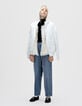 Girls’ 2-in-1 ecru hooded cardigan and waistcoat-5 Girls’ 2-in-1 ecru hooded cardigan and waistcoat-5