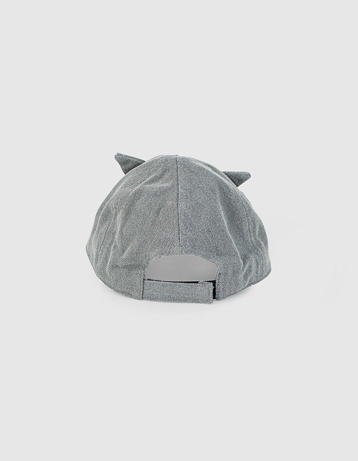 Casquette light grey à visuel lynx bébé garçon -3