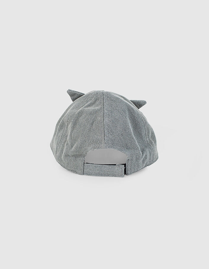 Baby boys’ light grey cap with lynx image  - IKKS