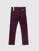 Boys’ dark purple slim jeans-3
