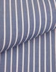 Blue striped shirt dress with lace for women-9