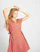 Robe pavot imprimée micro-fleurs I.Code-3