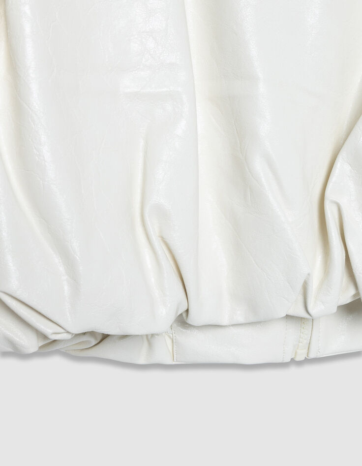 Wit rockjack met afneembare mouwen Dames-3