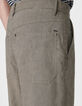 Pantalon battle gris motif rayures Homme-4