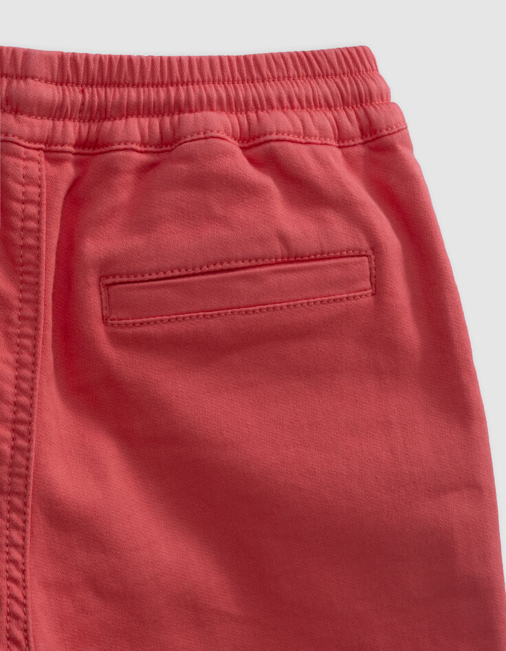 LOOSE red knitted Bermuda shorts for boy-7