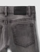 Jean skinny gris avec patchs gar&ccedil;on-5
