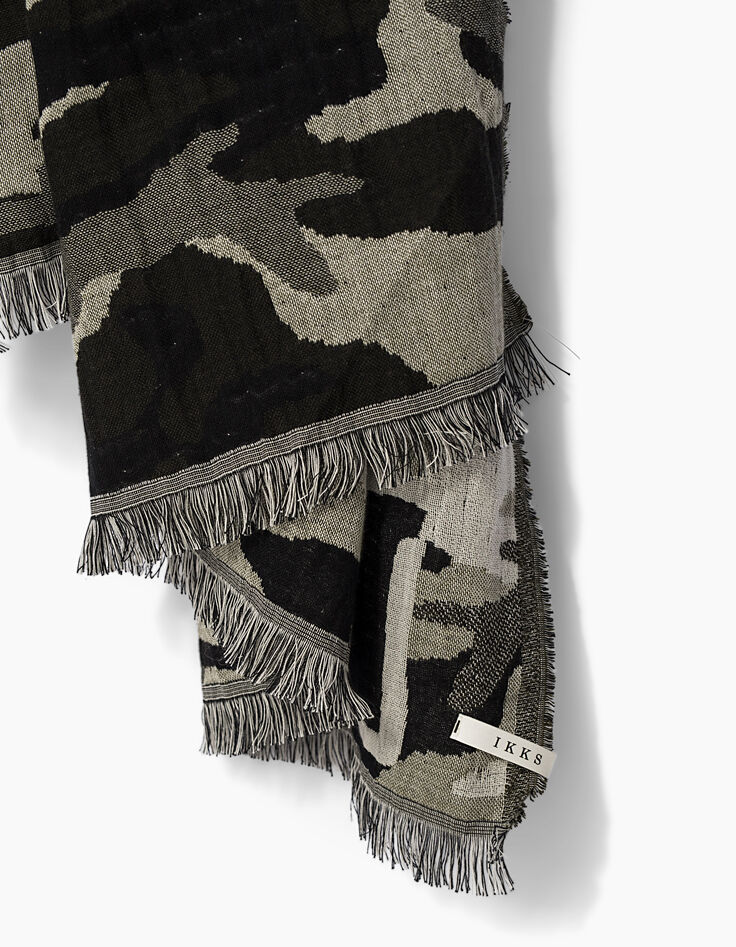 Chèche jacquard camouflage Los Angeles femme-2