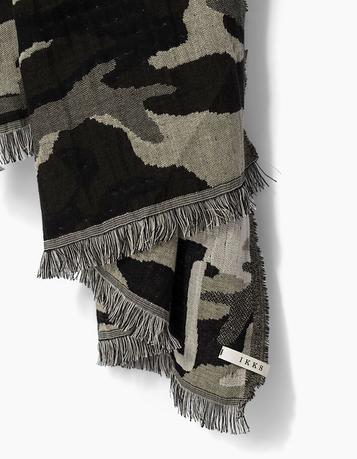 Jacquard camouflage sjaal Los Angeles dames - IKKS