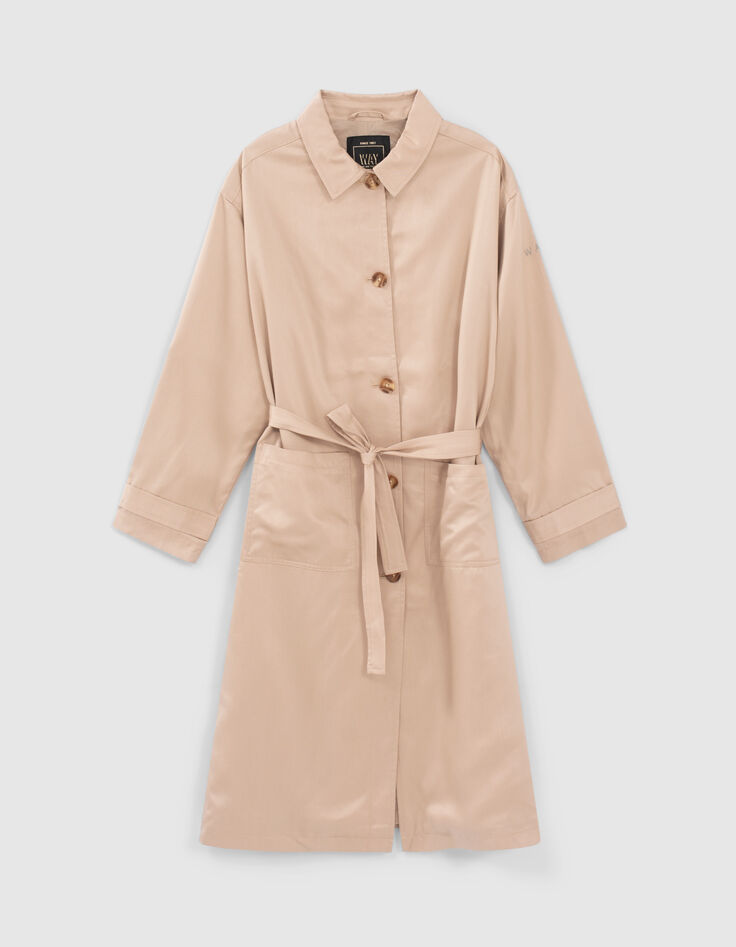 Beige trench-1