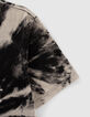 Camiseta negra algodón ecológico tie&dye niño-6