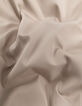 Chaqueta beige de dos capas con capucha para niño-7