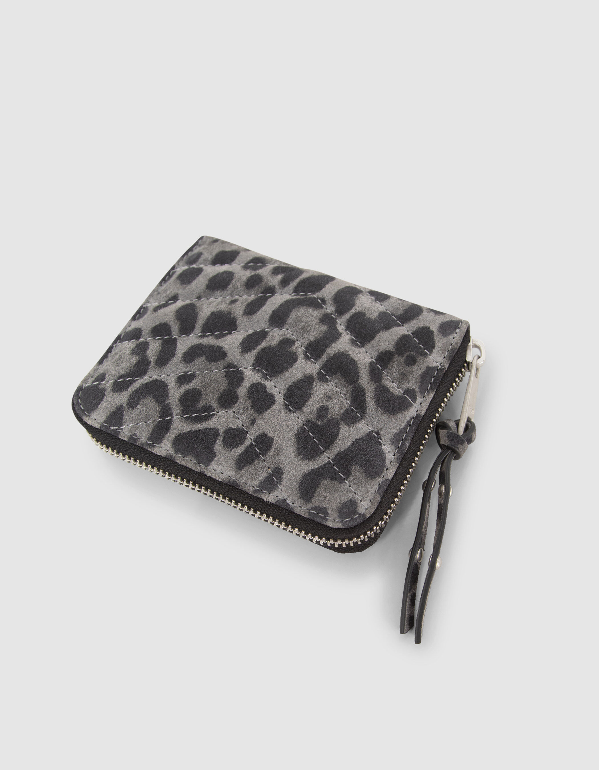 Women's leopard print wallet top