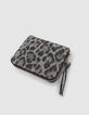 Portefeuille 1440 mini Compagnon grijs luipaard Dames-4