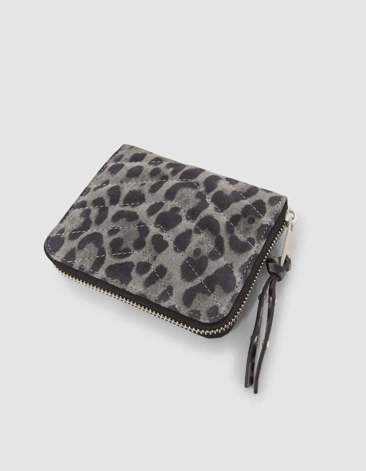 Portefeuille 1440 mini Compagnon grijs luipaard Dames-4
