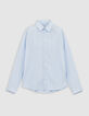 Camisa SLIM cielo popelina hombre-7